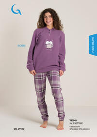 PIGIAMA RAGAZZA M/L V40045 Tellini S.r.l. Ingrosso Abbigliamento